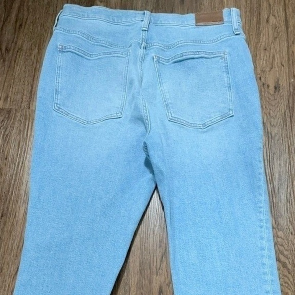 Madewell The Perfect Vintage Jean Womens 31P High Rise Straight Leg Distressed